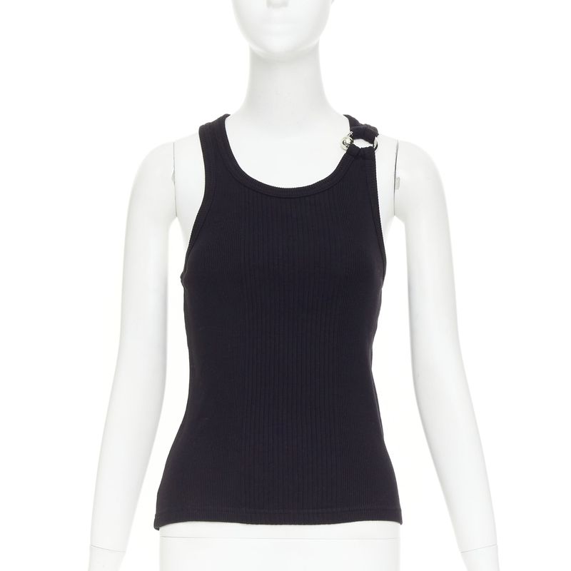 Jean Paul Gaultier Ring Ribbed Tank Top